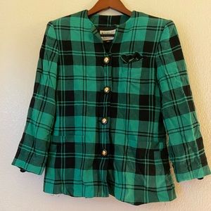 Vintage Stirling Cooper Plaid Blazer